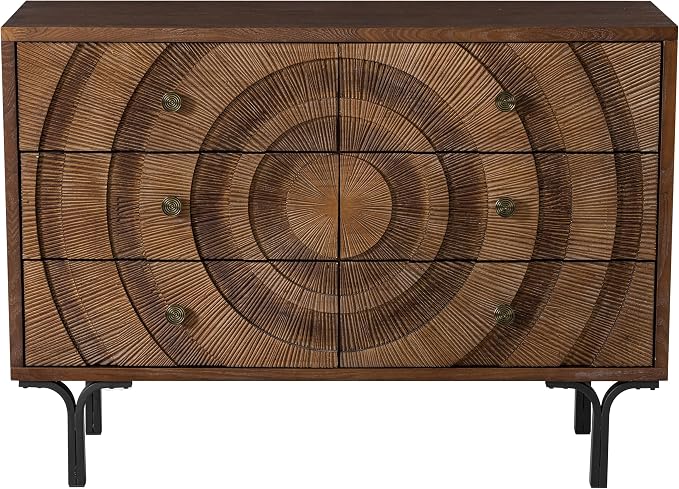 Aoikax Farmhouse 6-Drawer Dresser, Accent Wooden Chest of Drawers - Image 7