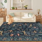 DUKINO 8x10 Area Rugs, Washable Soft Animal Bedroom Rug Non Slip, Low Pile - Image 3
