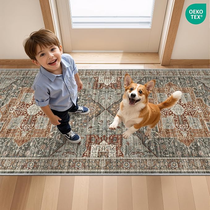 Kitchen Runner Rug Non Slip Washable Rugs 2.5x8, Carpet Runner - Image 9