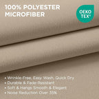 Joydeco Blackout Curtains 90 Inches Long 1 Panel, Thermal Insulated Long - Image 2
