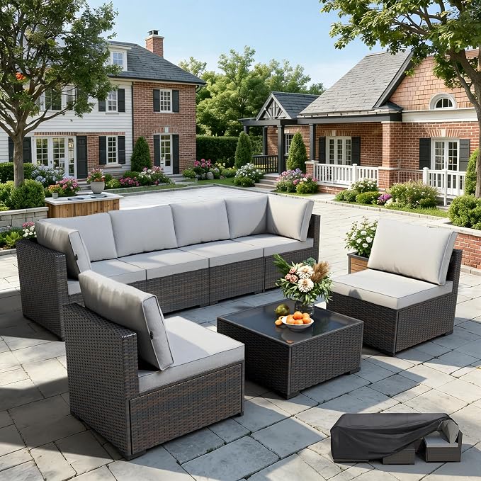 WWR Patio Furniture Set 7 Piece by Unknown