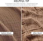 EMME Muslin Blankets for Adults Throw Blanket for Couch Breathable Gauze Soft - Image 4