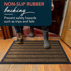 ubdyo Extra Durable Door Mat Outside Entrance | Dirt Trapping, Non-Slip Backing - Image 6