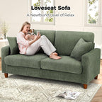 Kidirect 70in Corduroy Couch, Sofas - Image 9