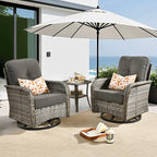 ovios 3-Piece Patio Furniture Set, Outdoor Wicker Sofa - Image 9