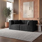 MONVANE 75" Loveseat Sofa, Comfy Chenille Cloud Couch - Image 2