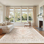 6x9 Area Rugs for Living Room, Large Washable Rug, Dining Room, Low Pile - Image 4