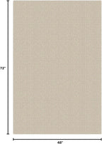 KOZYFLY Washable Area Rug 4x6 ft Non Slip Rubber Backed Living Room Rugs - Image 2