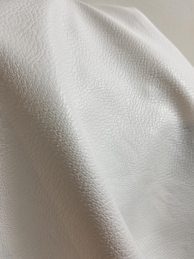 Soft Faux Vegan PU Leather by the Yard Synthetic Pleather 0.9 mm Nappa Yards by NATLeathers