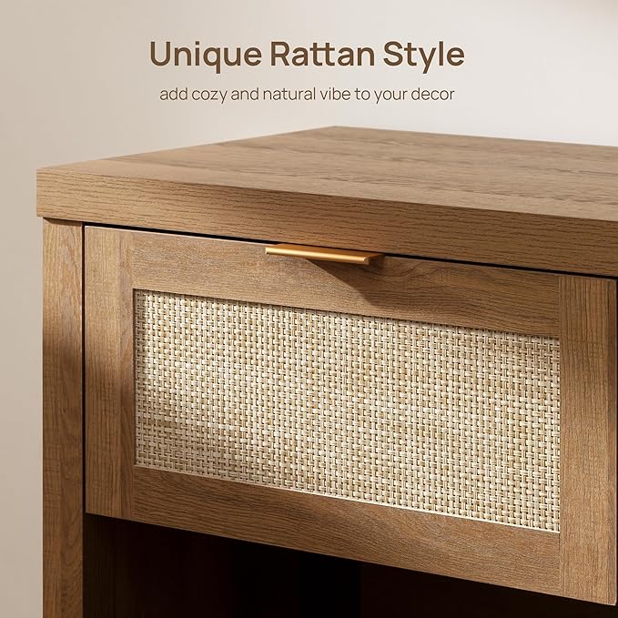 SICOTAS Rattan Nightstand - Image 6
