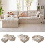 MAXYOYO 104" L Shaped Modular Sectional Sofa by MAXYOYO