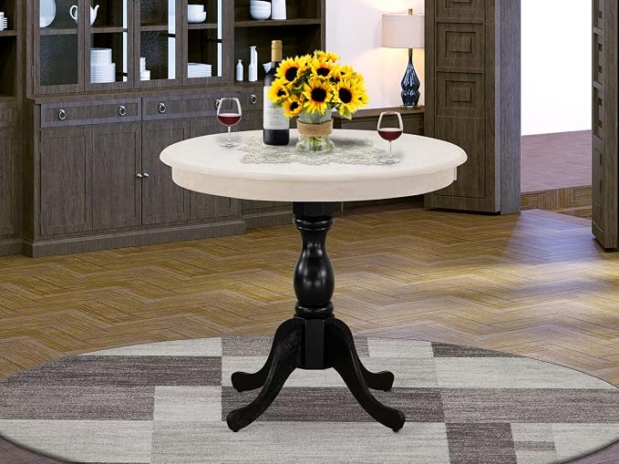 East West Furniture AMT-ACB-TP Antique Dining Room Table - Image 2