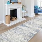 2'6 x 10' Runner Rug Non Slip, Washable Kitchen Rugs, Living Room, Long Rug by Restydon
