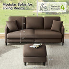 Welzona 83" Couches for Living Room, Teddy Sofa Couch - Image 2