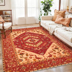 SERISSA 5x7 Washable Non Slip Boho Area Rug by SERISSAHomeDecorCollection