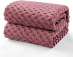 EXQ Home Gentle Soft Fleece Throw Blanket – Cozy Lightweight 3D Imitation - Image 2