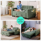 LINSY 54" Pull Out Couch with Charging Station - Image 6