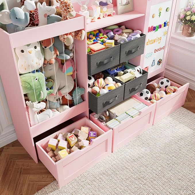 61" W Kids Toy Storage Organizer - Image 5