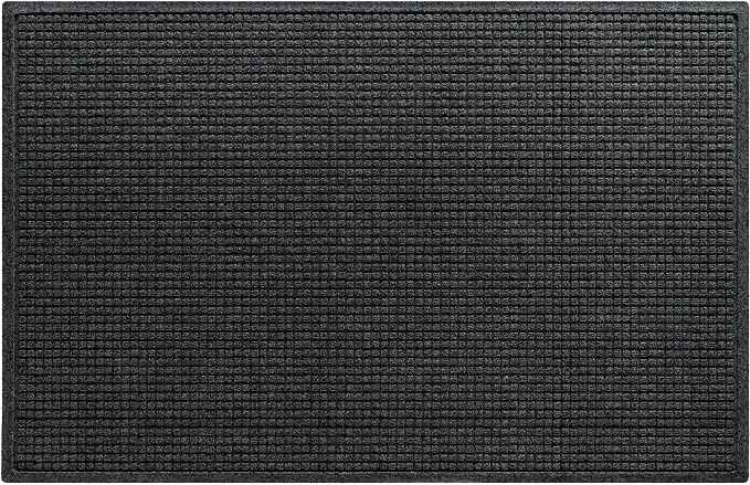 WaterHog Squares Front Door Mat Indoor Outdoor Entrance, All-Weather Mats | by WaterHog