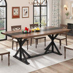 Hlivelood 71 Inch Dining Table for 6 People, Rectangular Kitchen Farmhouse - Image 9