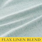 NICETOWN 100% Absolutely Blackout Linen Curtains - Image 9