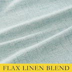 NICETOWN Full Blackout Linen Curtains - Image 9
