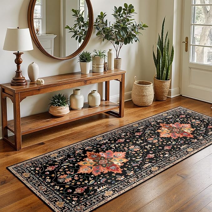 RELEANY Washable Area Rug, Runner 2'x5', Water Repellent, Pet Friendly - Image 2