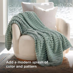 Bedsure Soft Sage Green Throw Blanket - Image 3