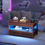 WLIVE Coffee Table, Lift Top Coffee Table - Image 7