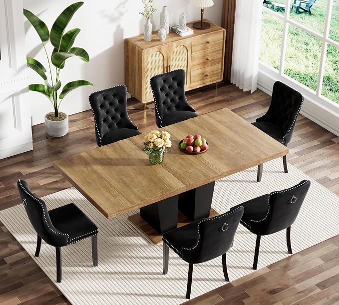 Henf 7 Pieces Extendable Dining Table Set - Image 2