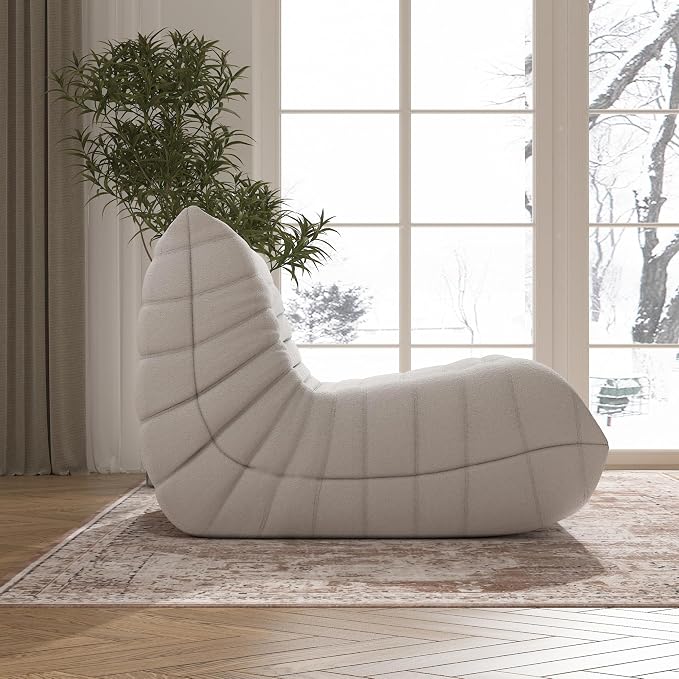 Bean Bag Chair for Adults, Oversized Fireside Chair Comfy Lazy Floor Sofa - Image 9