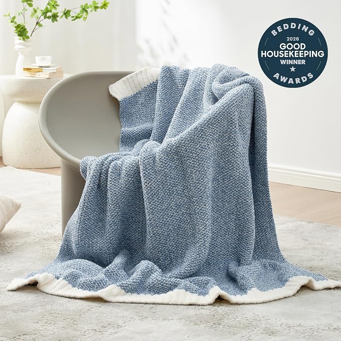 Snuggle Sac Blue Throw Blankets - Image 2