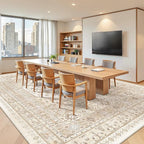 10x14 Area Rugs for Living Room, Large Washable Rug, Dining Room, Low Pile - Image 8