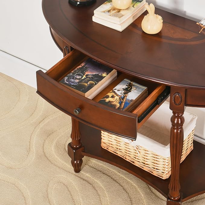 LEEMTORIG Demi Lune Console Table - Image 4