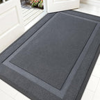 OLANLY Front Door Mat Outside 59x34, All-Season Heavy-Duty Rubber Doormat | by OLANLY
