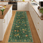 DUKINO 2x10 Kitchen Runner Rug, Soft Non Slip Animal Washable Rug, Non-Shedding - Image 5