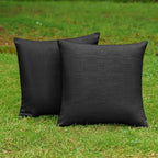 NiNi ALL Pack of 2 Decorative Outdoor Waterproof Pillow Covers Square Garden - Image 4
