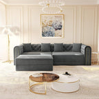 90.6'' Velvet Folding Floor Sofa Bed - Image 8