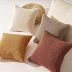 Topfinel Yellow Brown Gradient Rustic Pillow Case Boho Throw Pillow Covers - Image 5