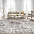 LOONGRUG 10x14 Area Rugs Washable Large Neutral Modern Living Room Rug | - Image 5