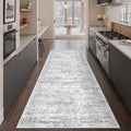 3x8 Runner Rug Non Slip, Washable Hallway Runner Rug, Nursery Room, Soft Runner by Restydon