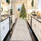 Washable Hallway 3x18 Runner Rug: Vintage Ultra Soft Non Slip Runner - Image 3