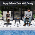 HOMREST Outdoor Swivel Rocker Patio Chairs - Image 7