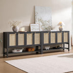 SICOTAS Rattan Sideboard Buffet Cabinet by SICOTAS