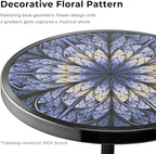 Homes: Inside + Out Halric Modern 24" Tall Round End Table - Image 4