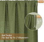 Light Filtering Linen Curtains 84 inch - Image 3