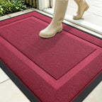 OLANLY Front Door Mat Outside 35x23, All-Season Heavy-Duty Rubber Doormat | by OLANLY
