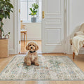 Madane Washable Area Rug 2x3 Small Entryway Rugs Non-Slip, Low Pile Floor Carpet by Madane