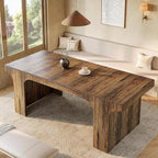 Tribesigns 71-Inch Farmhouse Dining Table - Image 5
