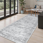 Soalmost Washable Hallway Runner Rug 4x8 Kitchen Entry Rugs Non-Slip, Foldable - Image 3